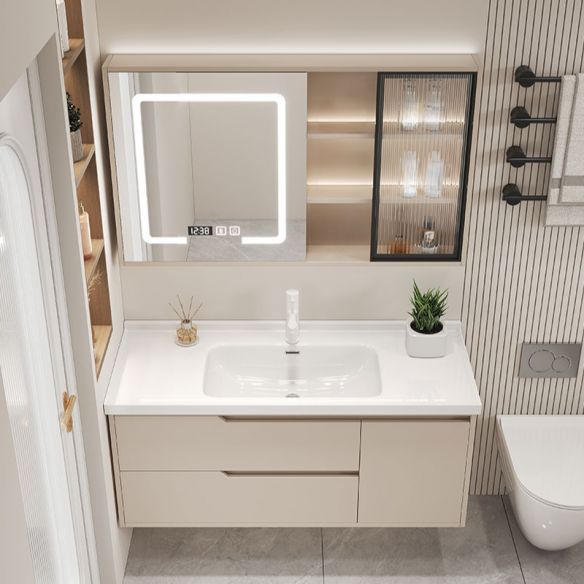 Bathroom Vanity Cabinet Steel Smart LED Mirror for Home or Hotel Use