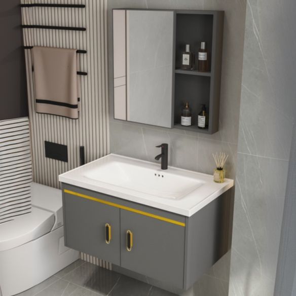 Bathroom Washbasin Cabinet Set Bathroom Kit With Mirror Cabinet