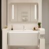 MP BC 1048 New Bathroom Single Sink Wooden Medicine Cabinet Bathroom Cabinet Vanity