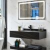MP BC 1055 Luxury Double Sink Basin Floating Bathroom Vanity Cabinet Home Center