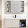 MP BC 1061 Cream Colored Space Aluminum Bathroom Cabinet Washbasin Cabinet