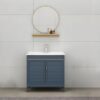 MP BC 1062 Wholesale Nordic Style Wall Mounted Hotel Marble Solid Wood with Mirror Vanity