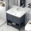 MP BC 1079 Bathroom Washbasin Cabinet Vanities Rectangle Slim Size Design