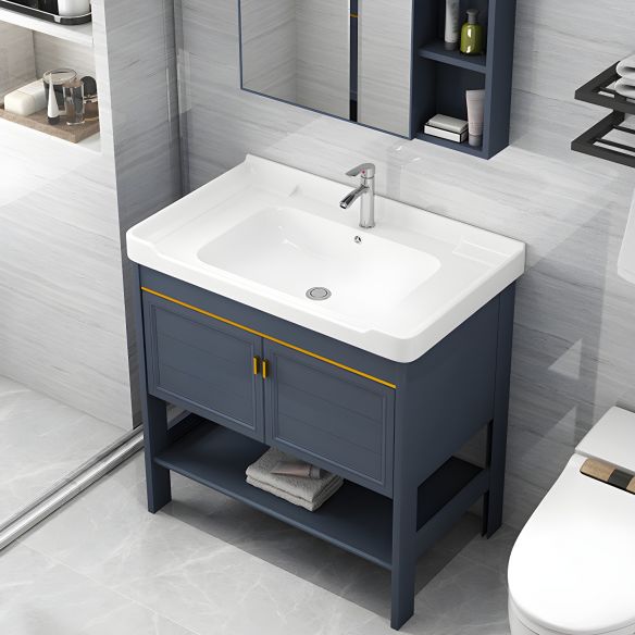 Bathroom Washbasin Cabinet Vanities Rectangle Slim Size Design