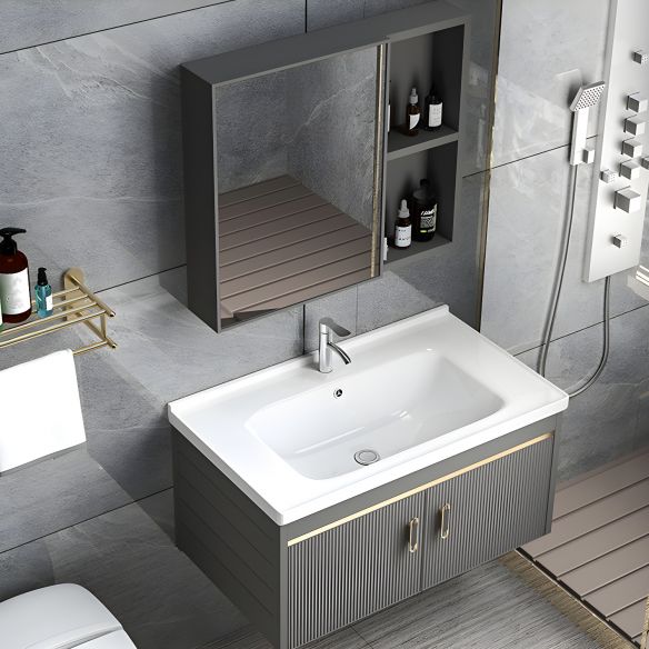 Wholesale High Quality One Piece Ceramic Basin Bathroom Vanity