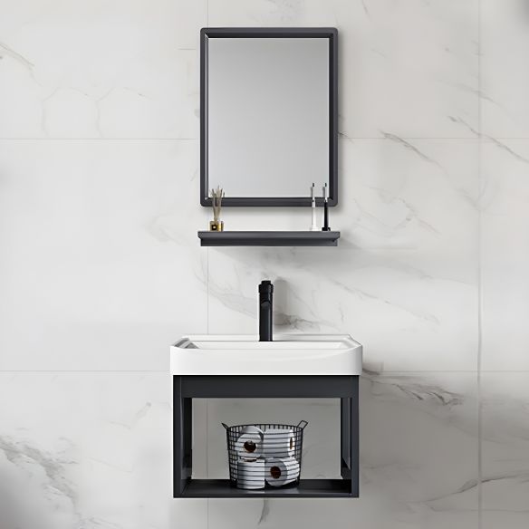 Wash Basin Sink Furniture Luxury Aluminum Bathroom Vanity Cabinet