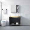 MP BC 1088 Wholesale Bathroom Furniture Bathroom Floating Vanity Cabinet Space Aluminium