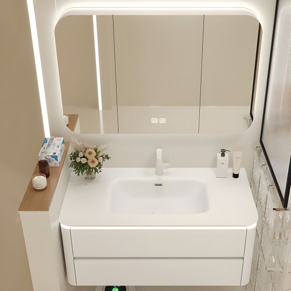 Wholesale Bathroom Furniture  Aluminium Bathroom Floating Vanity Cabinet