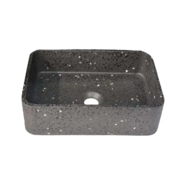China Sanitary Ware Caproni Above Counter Basin Terrazo Black