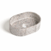MP BS 1023 China Sanitary Ware Factory Wholesale China Round Shape Sink Nature Material Bathroom Basin