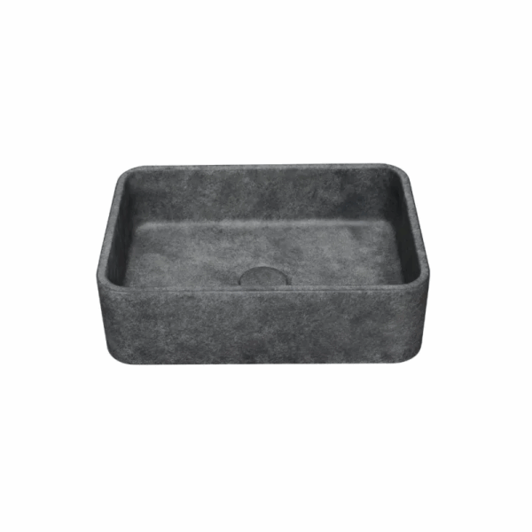 Wholesale High Quality Solid Surface Rectangular Bathroom Concrete Basin
