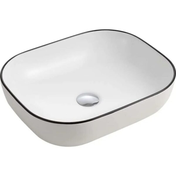 China Basin Factory Wholesale Naples Black Line Counter Top Basin