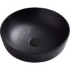 MP BS 1067 China Bathroom Basin Manufacturers Factory Wholesale Naples Counter Top Circular Basin Black