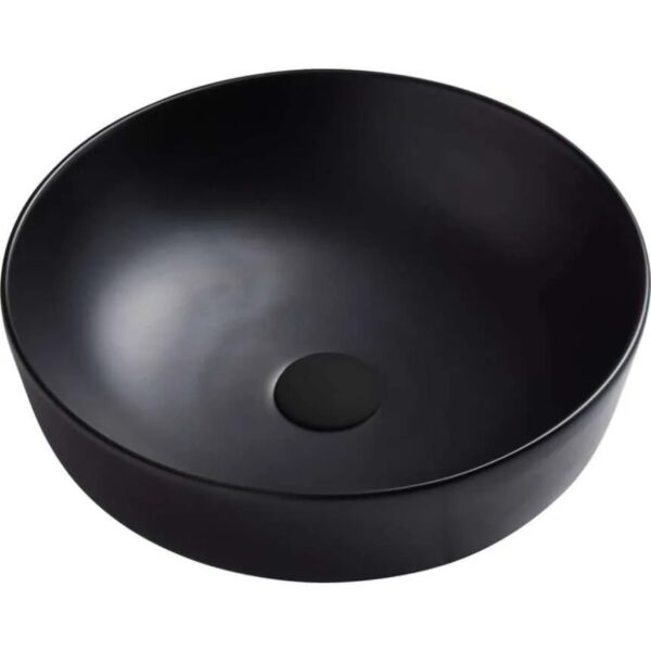 Basin Factory Wholesale Naples Counter Top Circular Basin Black