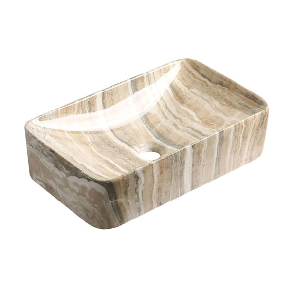 China Factory Wholesale Viola Sandstone Above Counter Ceramic Basin