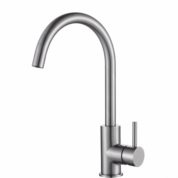 Sanitary Ware Factory Stainless Steel Single Handle Kitchen Sink Faucet