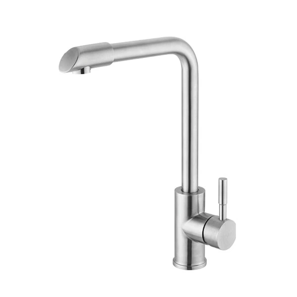 Rotatable Spout Kitchen Faucets with Brushed Nickel Finish