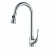 MP KF 1048 High Eblackality Brushed Single Lever Pullout Kitchen Faucet