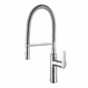 MP KF 1054 Pull Out Contemporary Deck Mounted High Arc Spring Kitchen Faucet