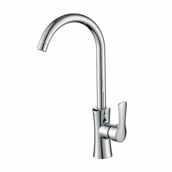 Modern Chrome Plated Brass Kitchen Faucet