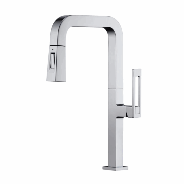 Modern Single Hole Brass Kitchen Faucet