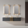 MP RM2606 Luxury Tall Bathroom Vanity Floor Mounted Bathroom Sink Cabinet