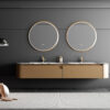 MP RM2623 Factory Led Heated Mirror Bathroom Cabinet Customized Size Large Mirror Bathroom Vanity