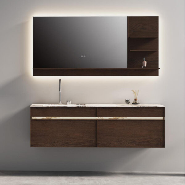 Wholesale Wooden Design Floating Bathroom Vanity Cabinet