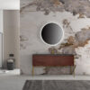 MP RM2638 Luxury Design Furniture Bathroom Vanity White Laundry Sink Cabinet ceramic