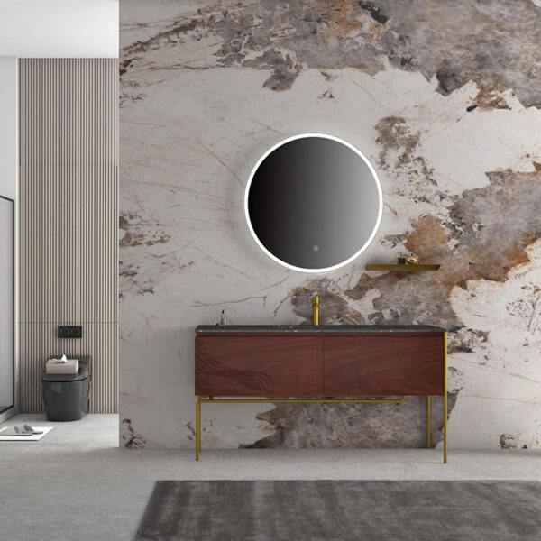 Luxury Design Furniture Bathroom Vanity White Laundry Sink Cabinet ceramic