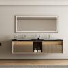 MP RM2640 Luxury Tall Bathroom Vanity Floor Mounted Bathroom Sink Cabinet