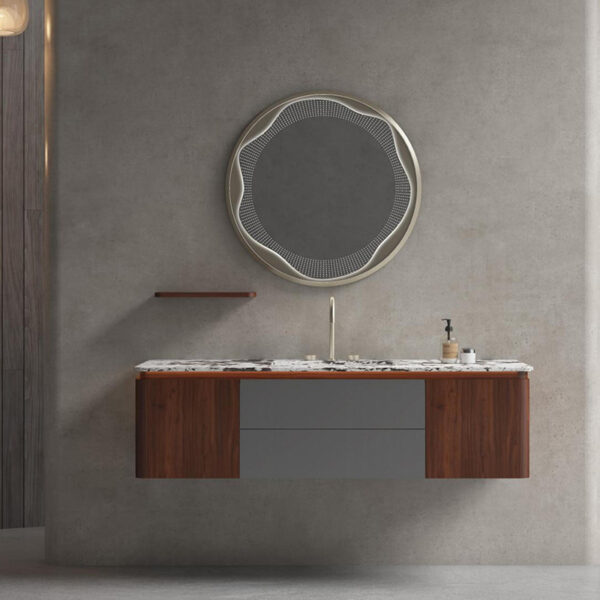 Luxury Bathroom Cabinet Vanity Furniture Two Sink Vanity Cabinet