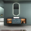 MP RM2645 Luxury Marble Top Bathroom Vanity Wall Hung Mirrors