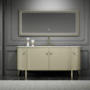 MP RM2657 Luxury Solid Wood Bathroom Cabinet With LED Bathroom Mirror Lighting