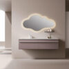 MP RM2680 Bathroom Irregular Vanity Mirror with Lights Backlit Led Illuminated Wall Mirror