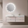 MP RM2681 Factory Round Salon Mirror Light Vanity Mirror Bathroom Furniture LED Bath Mirrors