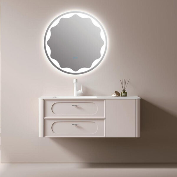 High Quality LED Frameless Wall Mirror Lighted Fog Free Bathroom Mirror