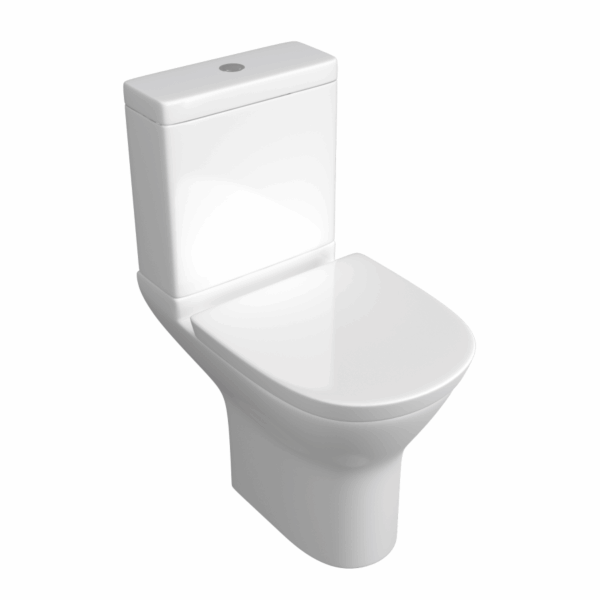 CE Certificate Pattern Dual Flush Wash Down Two Piece Toilet