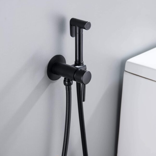 Good Quality Hot Cold Matte Black Bathroom Bidet Spray
