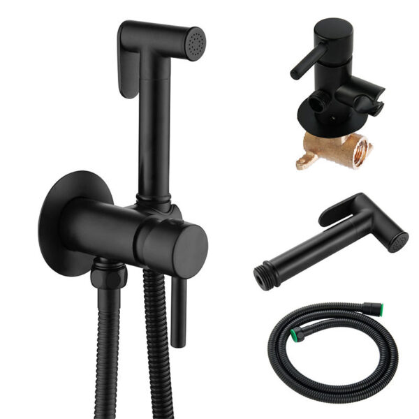 Luxury Bathroom Brass Custom Color Douche Spray Faucet WC Bidet Sprayer Set