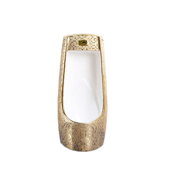 Bathroom Ceramic Gold Modern Ceramic Wall mounted Urinal