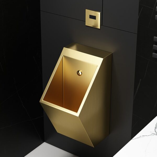 Keluli Tahan Karat Urinal Gantung Bar Dinding Bilik Mandi Sensor Urinal