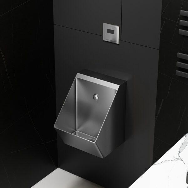 Wall Mounted Stainless Steel Mens Urinal Sensor Activated