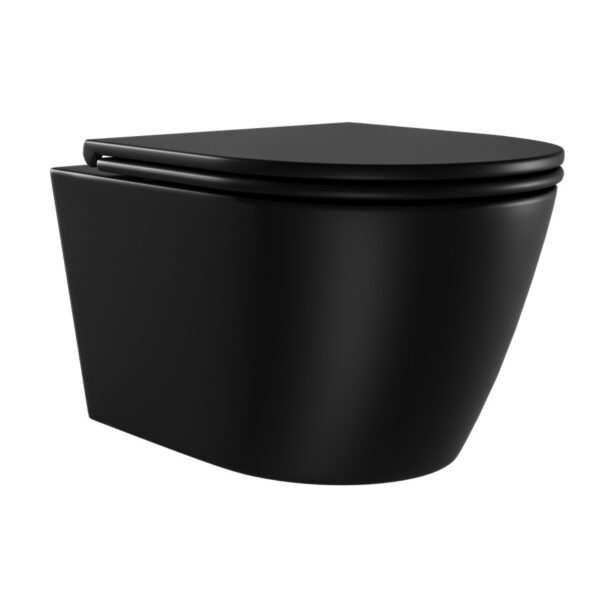 Wholesale Siphion Flushing Toilet Bowl Black Wall Hung Toilet