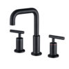 Matt Black Brass Basin Tap Mixer Double