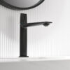 Matte Black Bathroom Basin Faucet Deck Mounted