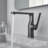 Modern Basin Mixer Faucet Brass Deck Mounted