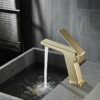 Modern Basin Mixer Faucet Brass Single Handle