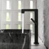 Modern Basin Mixer Faucet Deck Mounted Single
