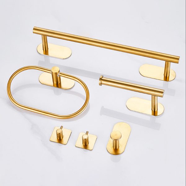 Modern Bathroom Accessories Set Hot Selling Other Parts for Kitchen Hotel Apartment No Punching Required for Toilet Decoration